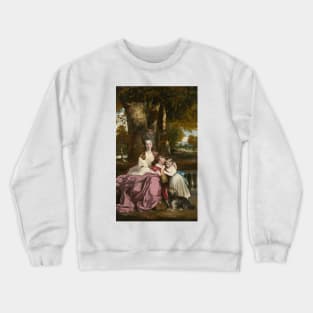 Lady Elizabeth Delme and Her Children by Joshua Reynolds Crewneck Sweatshirt